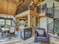 Indoor Pool, Luxury Log Estate, 2 Story Game Room Hotels in Deposit