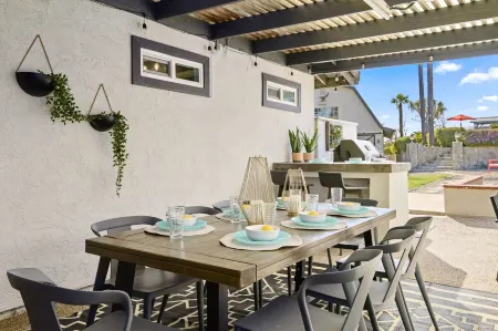 Oasis Pool • Private Resort • Guesthouse Game Room