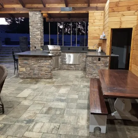 Outdoor oasis on the plateau