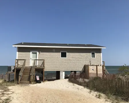 Modern Beachfront Cottage with Endless Bay Views Hotels in Mathews County