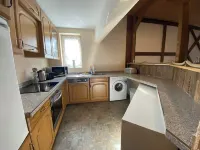 100 square meter apartment with two sleeping areas, terrace, kitchen, bathroom and sauna! Hotel a Putbus