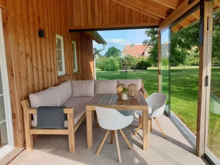 New holiday home on an old farm plot directly on the nature reserve