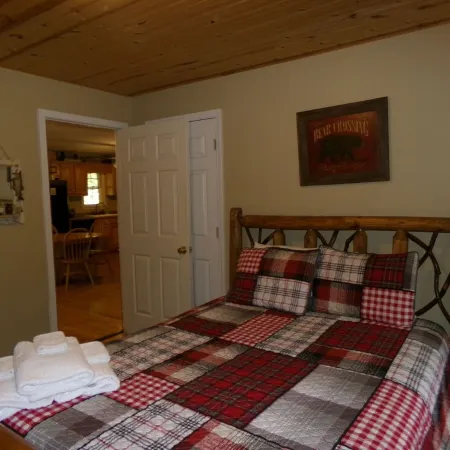 Private retreat at the waters edge of one of NE Ga premier trout streams.