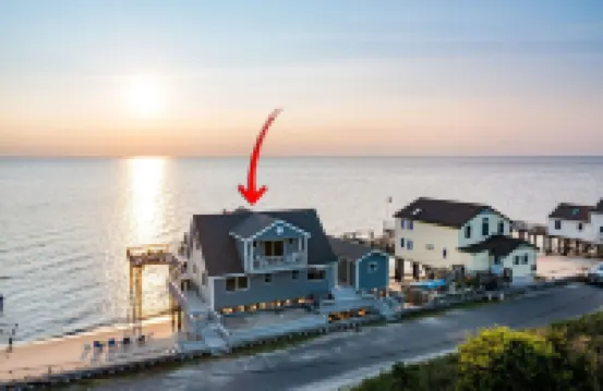 On the water with private beach, sunsets and sunrises