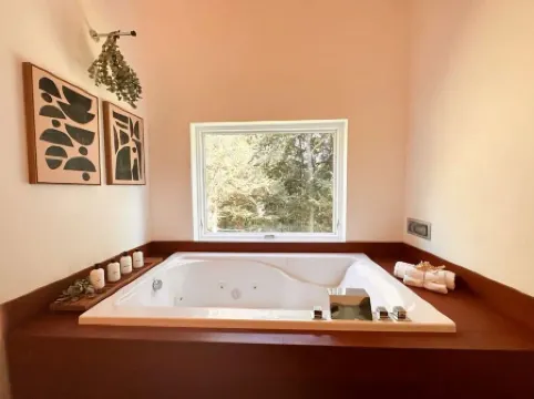 Oversized Deck and Scenic Waterfall Access - Stunning Serene Oasis