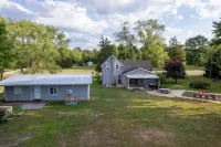 Expansive Yard and Fire Pit - Tranquil Modern Farmhouse Retreat