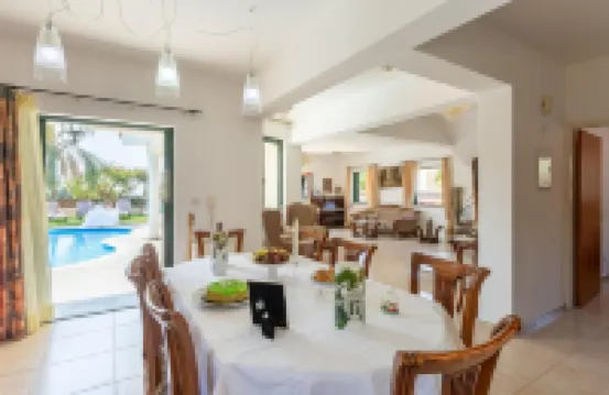 Villa Charianna Large Private Pool Walk to Beach Sea Views A C Wifi Car Not Required Eco-Frie - 1985