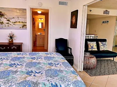 Jacksonville Beach Oceanfront condo with private patio, pool / pet friendly