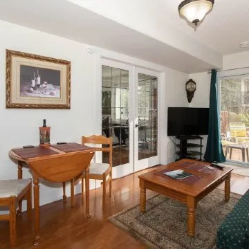 Private suite located on the garden side of our home