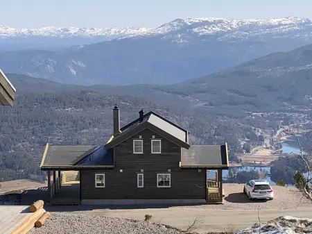 Telemark with a panoramic view, pure relaxation Отели в г. Kviteseid