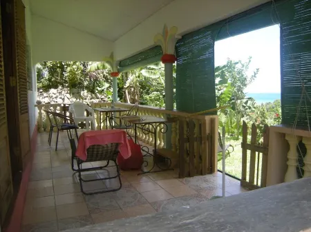 Villa with large terrace and breathtaking ocean views nearby Отели рядом с достопримечательностью «Anse A La Mouche»