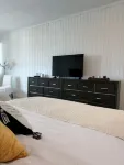 Fully equipped apartment with AC, WiFi in unique location in Vega Alta Beach.