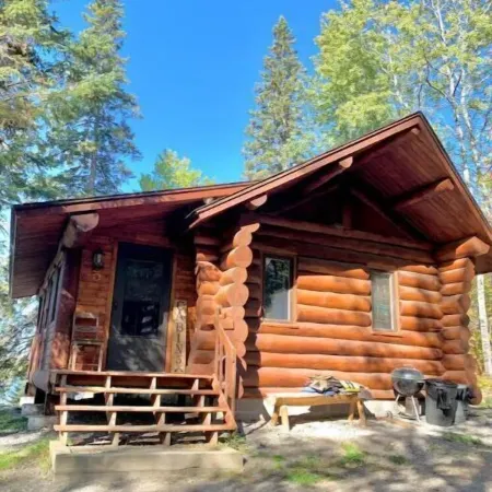 Cozy cottage trails, trout fishing & fireplace.