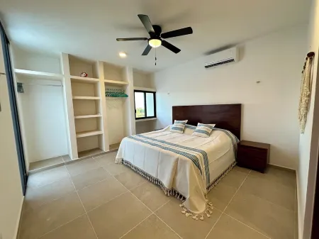 Cozy 2-bedroom townhome in enchanting Chicxulub with WiFi, private pool