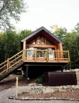 Nordic House - Glamping Cabin w Hot Tub, Sauna, Cold Plunge + Waterfront w Dock