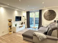 Elegant new building between Hamburg & Lübeck, Baltic Sea with parking lot in Reinfeld