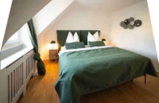 Meerjungfrau: stylish 2-room apartment, central, kitchen, bathroom, living room/bedroom
