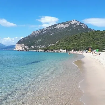 An Oasis of Relaxation, in a Dreamy Sea. Beautiful View of the Sea Mountain and Village