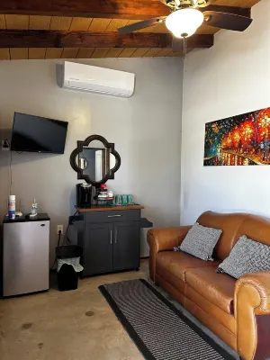 Charming 2-bedroom cabin in Valle de Guadalupe at Cerveceria Bellinghausen.