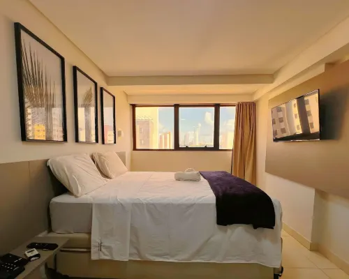 Lindo Flat No Manaíra Apart Hotel Hotels near Train Station