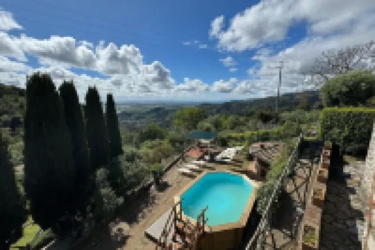 基亞特里的湖景石屋