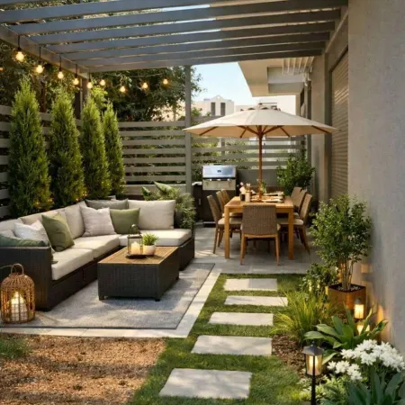 Sagma Maisonette with pool and garden