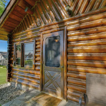 On All-sports Lake! Lewiston Cabin w/ Boat Dock
