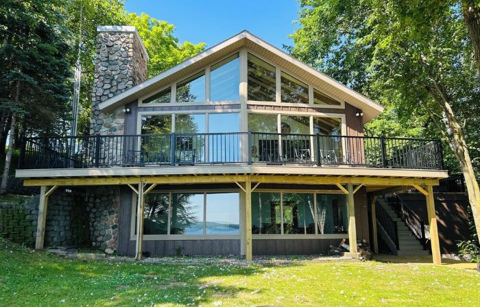 Lake Home with a spacious 1+ acre lot on Big Birch Lake