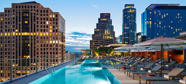 Austin Marriott Downtown Hotele w: Travis County