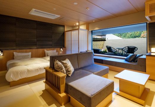 미사사칸 야외 수영장 또는 온천