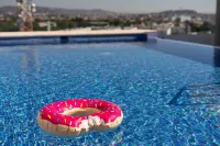 Hotel Pacific Blue Mazatlan - สระว่ายน้ำบนดาดฟ้า