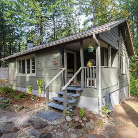 "UpRiver Nest" - Cabin on the Mckenzie River in Oregon