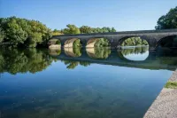 Beautiful Boathouse by the River