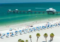 Water and Marina View Condo with Queen Sleeper and Heated Pool.