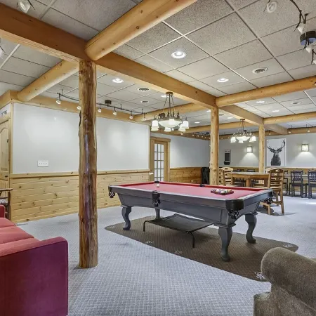 Indoor Pool, Luxury Log Estate, 2 Story Game Room