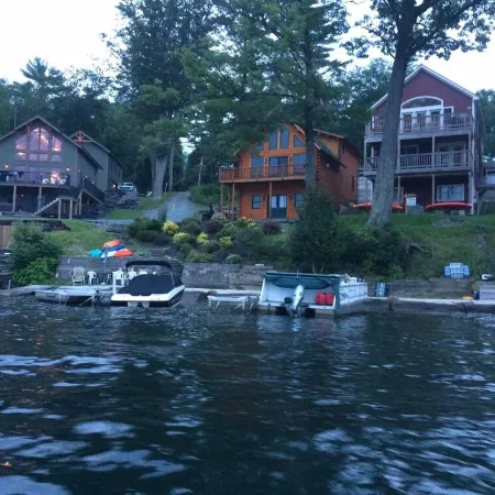 Beautifully appointed lake-view cottage with dock access