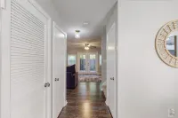 Stylish townhome, sleeps 8, pet friendly.