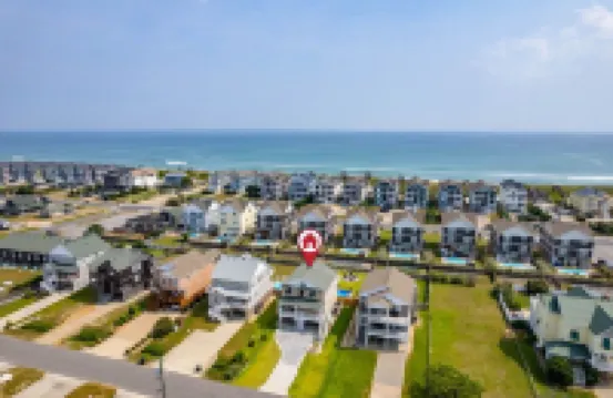 New Nags Head Remodel! Heated Pool - Hot Tub- Fire Pit. Steps to Beach. Dogs ok.