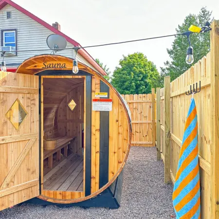 Big Bay Getaway - Outdoor sauna and extra parking for snowmobiles & trailers!