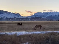 The Rendezvous - Mountain views surrounded by fields