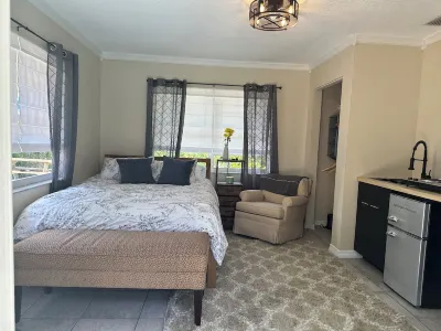 Heated Pool - Backyard Privacy- Camping in the Suburbs- 25 min. to the beach