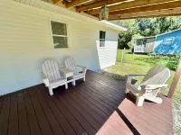 Cozy Front Patio and Fire Pit - Charming Family Retreat