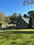 Wonderful secluded cottage with outstanding views over the Welsh Dee Valley.