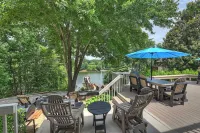 Lakefront w Private Dock Hot Tub Pontoon Rental Butler Bliss by AvantStay