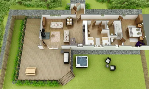 Gorgeous 2 Bed Cottage Near Glenshee. Hot tub, Garden, Child & Pet Friendly