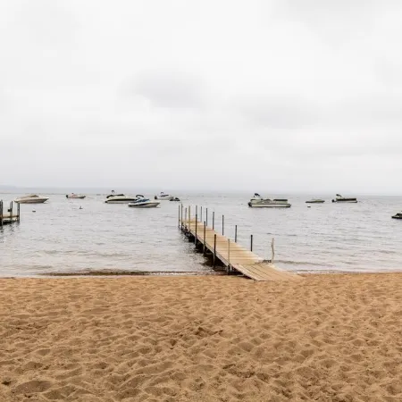 Cheerful Single Level Home w/ Shared Beach on Sebago Lake!