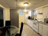 1 bed room basement apartment.