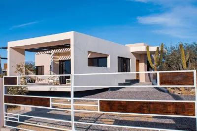 Contemporary house with pool near the beach