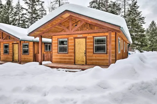 Hungry Horse Cabin 11 Mi to Glacier National Park - СПА