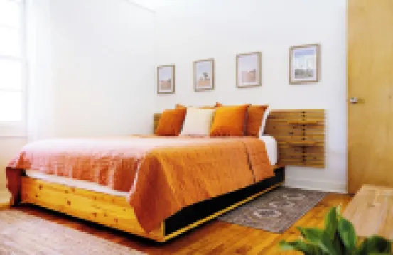 Mid-Century Architect's Bright and Airy Home with Luxury Design and Modern Art Hotels in Belvedere Park